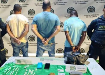 Tres sujetos fueron capturados por tráfico de estupefacientes y porte ilegal de armas en Maicao