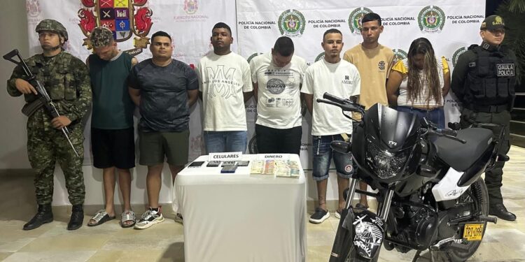 Golpe a la extorsión en Santa Marta: capturan a 10 presuntos miembros de las Autodefensas Conquistadoras de la Sierra Nevada