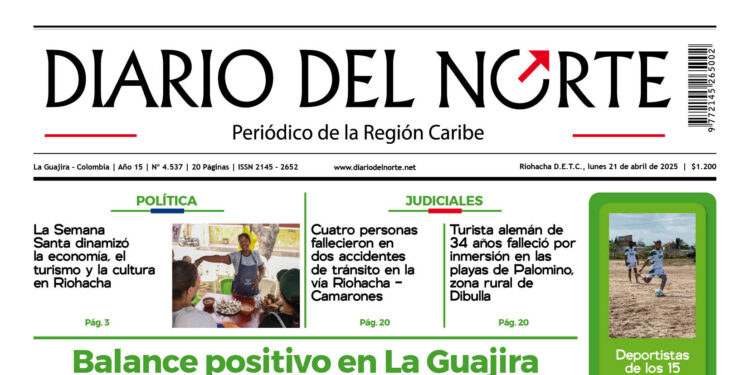 Esta es nuestra edición de hoy lunes 21 de abril de 2025