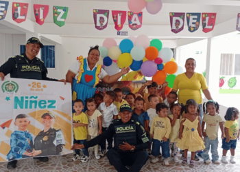 Policía Nacional conmemora el Día Mundial de la Niñez con actividades de prevención en Riohacha