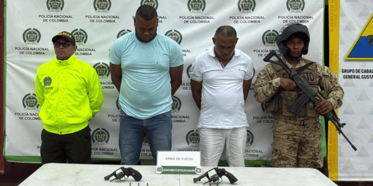 Capturan a dos presuntos miembros de las Autodefensas en Maicao