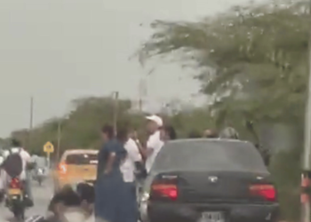 Dos heridos dejó accidente de tránsito en la salida de Riohacha hacia Maicao