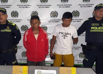 Capturan a dos hombres con marihuana en zona rural de Maicao durante patrullaje policial