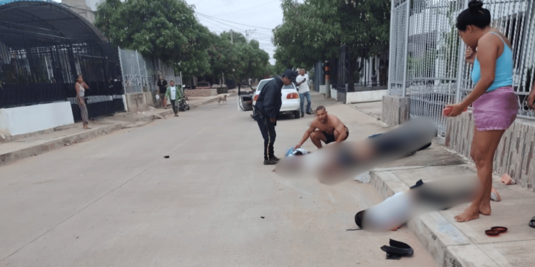 Accidente de tránsito en Riohacha deja cuatro heridos, entre ellos dos menores de edad