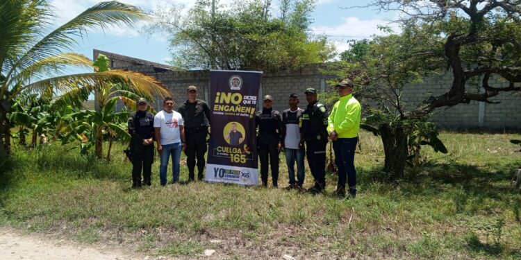 Más de 50 agricultores de la zona rural de Riohacha fueron sensibilizados en prevención contra extorsión y secuestro