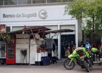 Banda armada asaltó sucursal bancaria en el Centro Histórico de Santa Marta