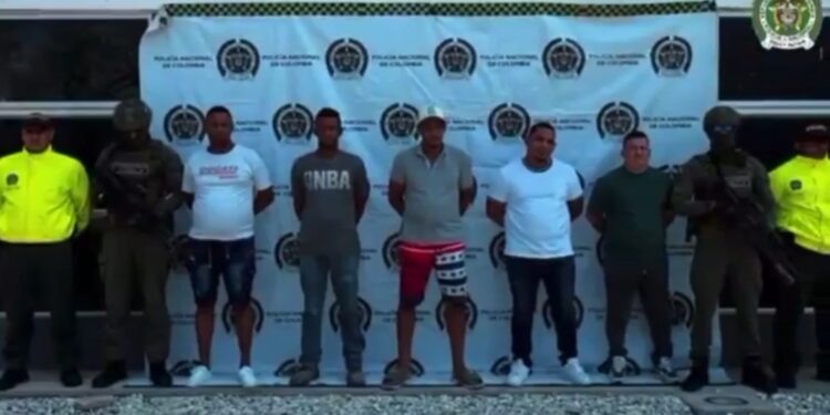 Capturan a seis hombres señalados de enviar cocaína desde Santa Marta hacia Europa