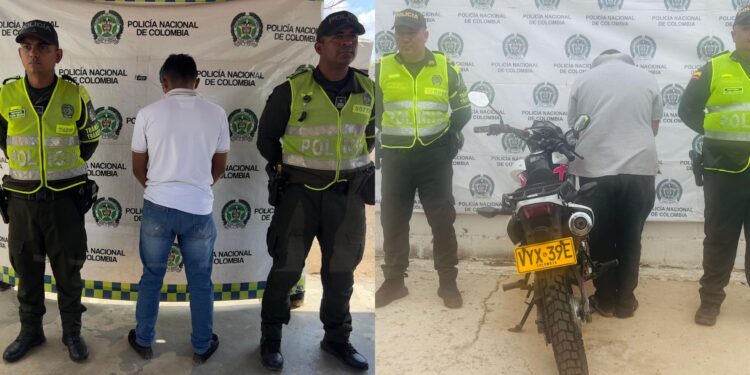 Capturan a dos hombres por el presunto delito de falsedad marcaría y documentos en vías de La Guajira