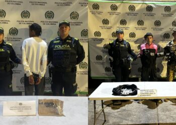 En hechos aislados, capturan a dos jóvenes por porte ilegal de armas y tráfico de estupefacientes en Maicao