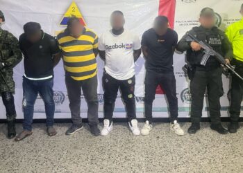Capturan a cuatro presuntos integrantes del ‘Clan del Golfo’ en San Juan del Cesar, La Guajira