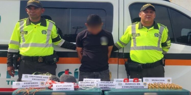 Golpe al tráfico de explosivos en el Cesar