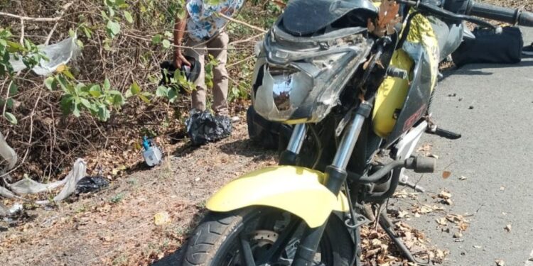 Accidente de tránsito deja dos personas heridas en la Troncal del Caribe en zona de El Ebanal