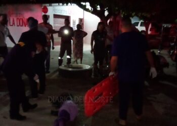 El cuerpo de bomberos de Fonseca, atendió un accidente de tránsito en esta localidad