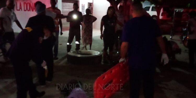 El cuerpo de bomberos de Fonseca, atendió un accidente de tránsito en esta localidad