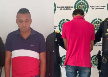 Capturan a dos personas que estaban siendo requeridas judicialmente por diferentes delitos en Riohacha