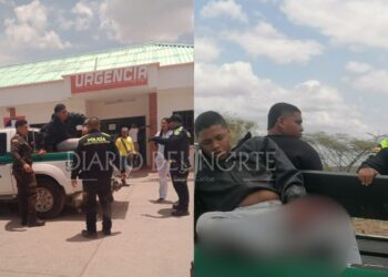 Dos hombres resultaron heridos y capturados en medio de un presunto atraco en una tienda en Hatonuevo