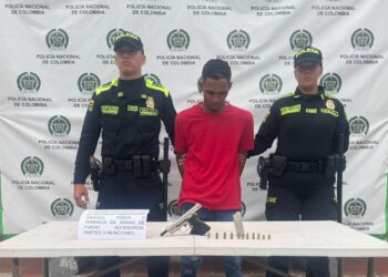 Capturado sujeto en flagrancia con arma de fuego ilegal en el barrio El Bosque