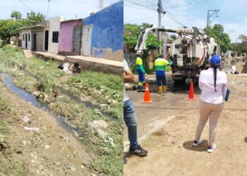 La comunidad del barrio 7 de agosto denuncia el mal estado de los manjoles de la calle 20, con carrera 5