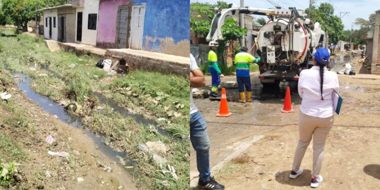 La comunidad del barrio 7 de agosto denuncia el mal estado de los manjoles de la calle 20, con carrera 5