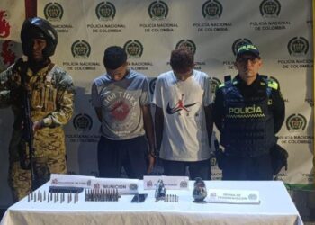 Capturan a dos sujetos portando armas de fuego en el barrio Los Palitos de Maicao