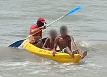 Rescatan a dos menores de edad de nacionalidad extranjera en las playas de Riohacha