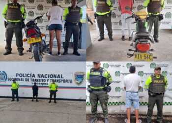 Capturan a cuatro personas por delitos relacionados con hurto y falsedad de documentos en vías de La Guajira