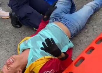 Un joven y menor de edad heridos en un accidente de tránsito tipo choque en Riohacha