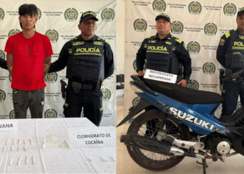 Capturan a un hombre con estupefacientes y recuperan motocicleta robada en Hatonuevo