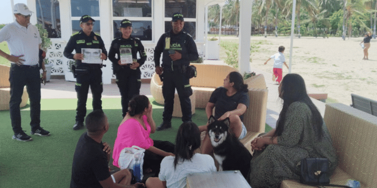 Refuerzan seguridad y prevención del delito en zona turística de Riohacha