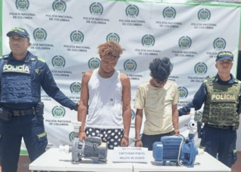 Capturan a dos hombres por el hurto de motobombas en el Centro de Atención Social de Maicao