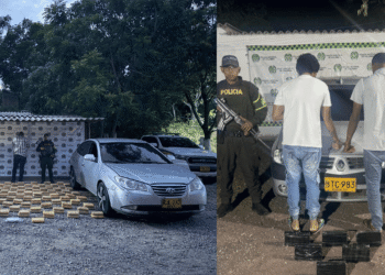 Policía incauta más de 100 kilos de droga y captura a tres personas en operativos viales en La Guajira
