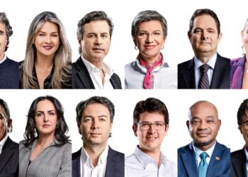 Candidatos como arroz partido