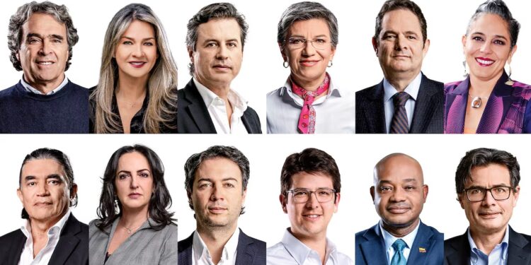 Candidatos como arroz partido