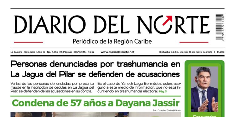Esta es nuestra edición de hoy viernes 16 de mayo de 2025