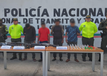 Capturan a cuatro presuntos atracadores con armas de fuego en la vía Riohacha–Paraguachón