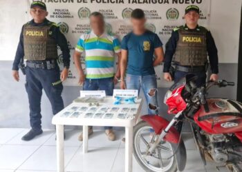 Capturan en Bolívar a dos presuntos expendedores de estupefacientes que simulaban ser domiciliarios