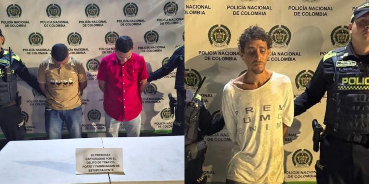 Dos capturas con 455 gramos de marihuana y una por hurto en acciones policiales en Maicao