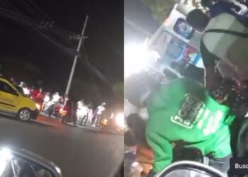 Dos accidentes de tránsito dejaron a una persona herida la noche del domingo en Riohacha