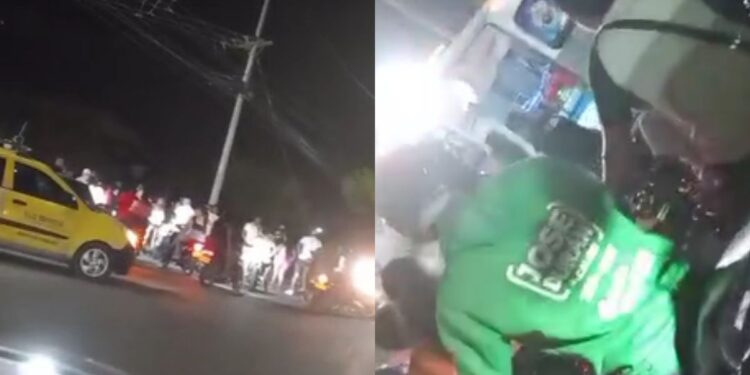Dos accidentes de tránsito dejaron a una persona herida la noche del domingo en Riohacha