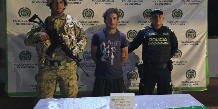 En Maicao, capturan a un hombre por porte de sustancia psicoactiva durante un patrullaje de control
