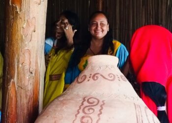 Omipuwa fue invitada por MinCulturas para fortalecer su trabajo con las organizaciones de mujeres en La Guajira