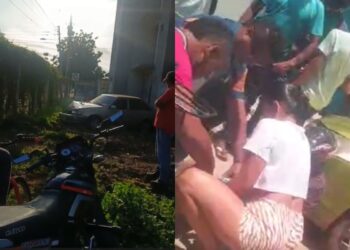 Dos accidentes de tránsito dejaron a dos personas lesionadas en diferentes hechos en Riohacha