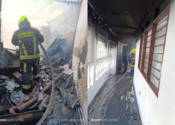 Por fluctuaciones de energía eléctrica se habría originado un incendio en bodega de un centro de atención infantil en Riohacha