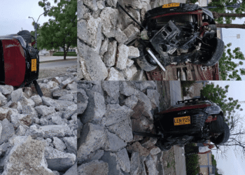 Falta de señalización causa accidente en la madrugada en vía de Riohacha