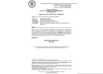 Consejo de Estado confirma elección de Micher Pérez como alcalde de Fonseca