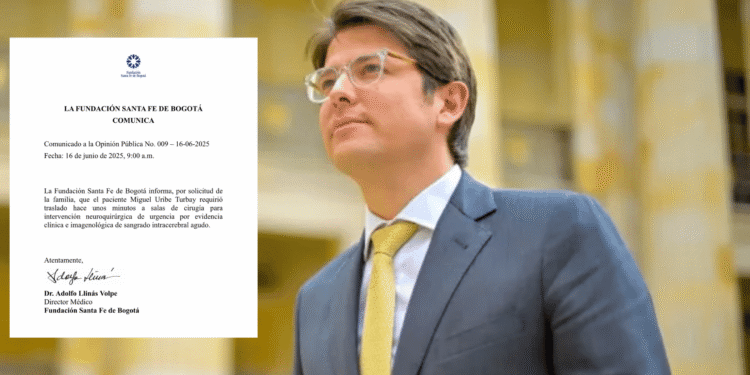 Miguel Uribe es intervenido de urgencia tras agravarse su estado de salud
