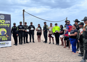 GAULA lidera jornada preventiva contra la extorsión en Mingueo, La Guajira