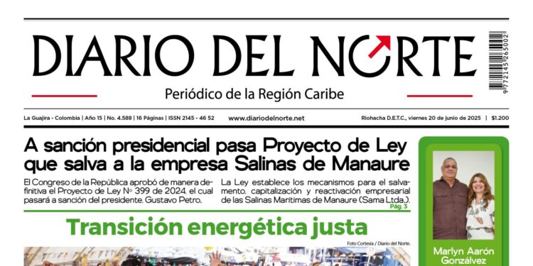 Esta es nuestra edición de hoy viernes 20 de junio de 2025