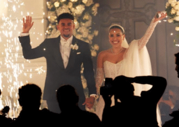 Luis Díaz y Geraldine Ponce se casan en Barranquilla rodeados de estrellas del fútbol