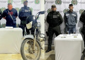 Capturan a dos presuntos extorsionistas de las ACSN en Santa Marta